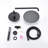 Matt Black Wall Mounted Shower With 10" Rain & Handheld Heads. Balance Valve, Skid Handle. 360° Rotatable. . 1.8 Gpm Flow. Swivel Spout. Compatible American Pipe