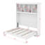 Grand lit escamotable avec tablettes supérieures et USB-972517224