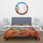 Red Microfiber Duvet Cover Set-66392752