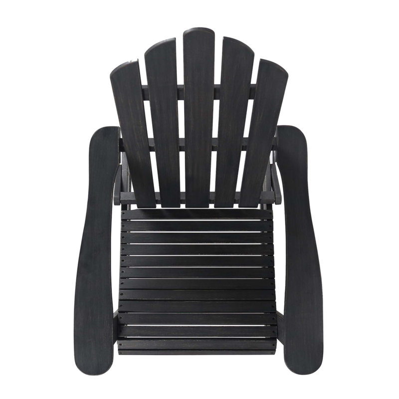 HOLLYWOOD  FOLDABLE ADIRONDACK CHAIR, Dark Gray
