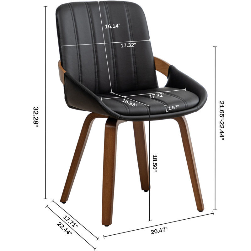 Chaise de bureau à domicile - Fauteuil de bureau rembourré en similicuir avec dossier, Fauteuil de direction ergonomique avec support lombaire