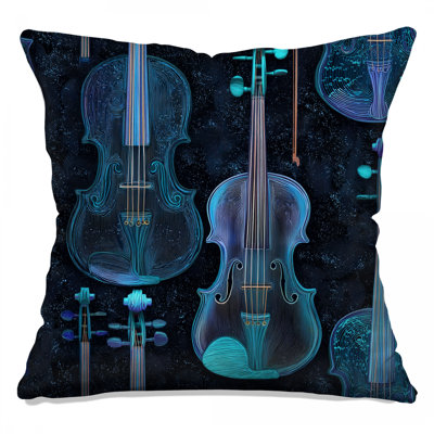 Coussin Violin, coussins double face musique