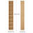 Brenya 8-Tier Thin and Tall Bookshelf with Open Adjustable Shelf-1667552739