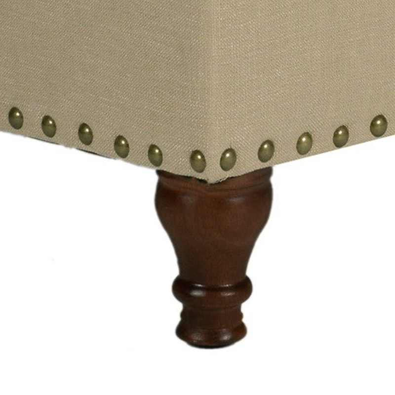 Banc de rangement rembourré avec plateau rabattable Griffiths, Rouge, H 16,75 po x l 35,5 po x P 19,5 po