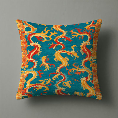 Indoor and Outdoor Throw Pillow