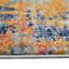 Tapis orange / bleu Chelsea-68033008