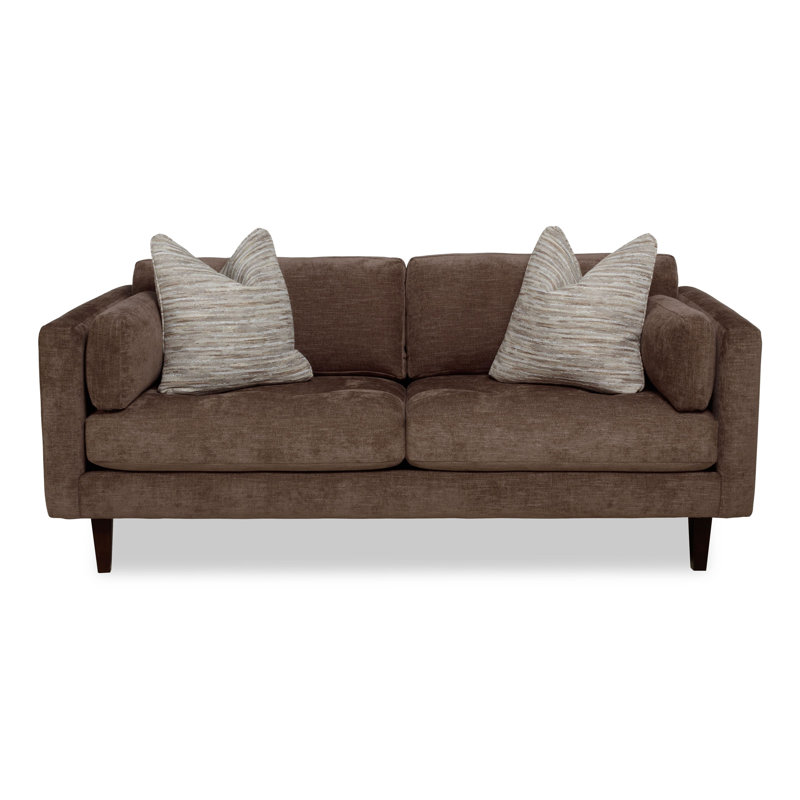 Canapé standard Asher, 100% polyester brun / beige