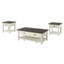 Table basse en bois massif avec rangement Holliman-497363166