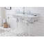 Empire Stone Oval Console Bathroom Sink with Faucet and Overflow-1647943085