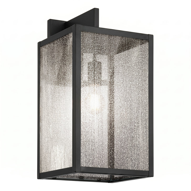 Applique murale Brass Traditions - Westbrook - 1 lumière - 45,7 cm (18 pouces) - Noir mat - Laiton massif - Fixation murale
