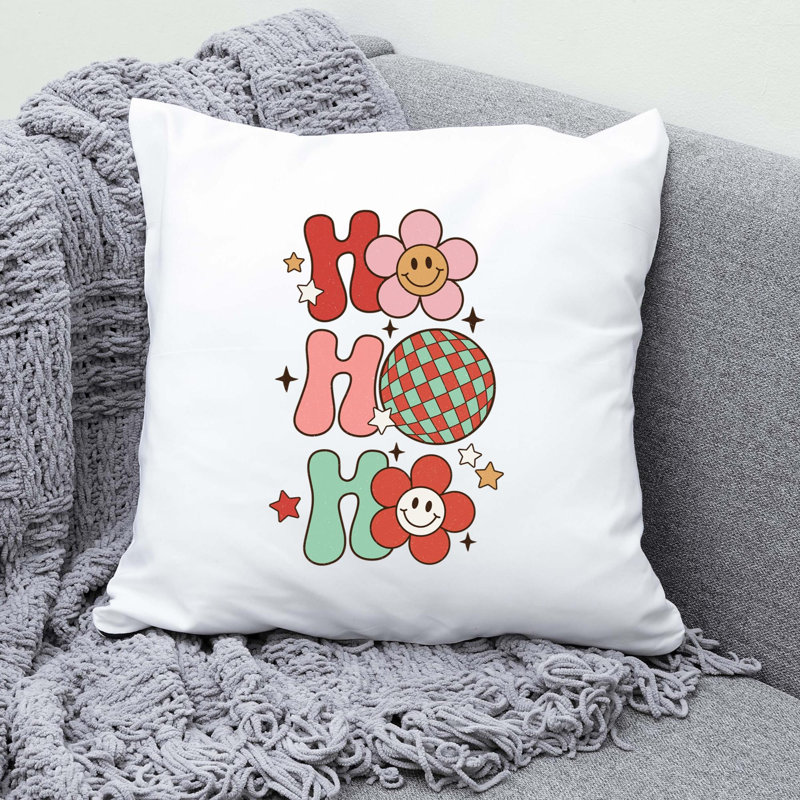 Christmas-1_3 Reversible Throw Pillow, 14" x 14"