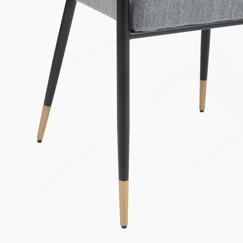 Chaise rembourrée Modern, Gris