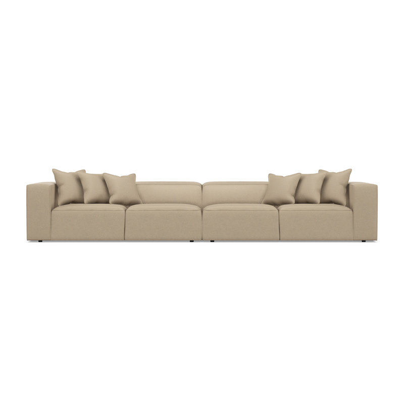 Bliss Sectional, Taupe Polyester