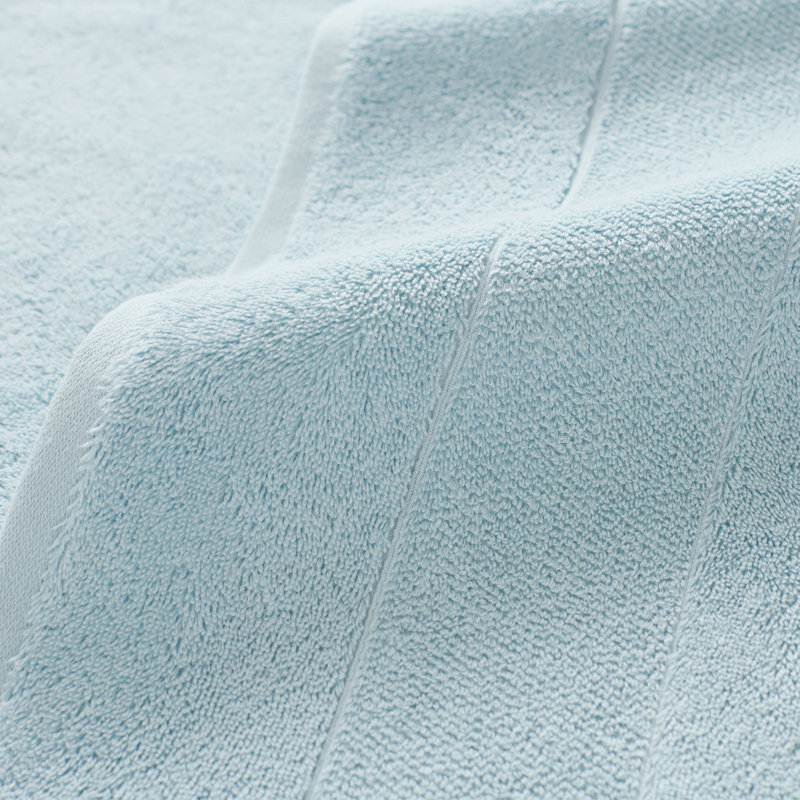 Essuie-mains en coton Teyvione (paquet de 8), Bleu argenté