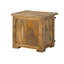Railway 50cm W Solid Wood Bedside Table-106669835