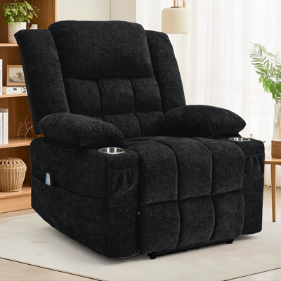 Recliner Chair for Adults, Wall Recliner with Massage and Heating, Zero-Gravity Recliners, Electric Power Recliner Chair for Living Room, Bedroom or Home Theater