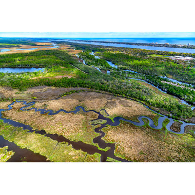 Florida Coastal Landscape 1 Piece Wrapped Canvas Wall Art