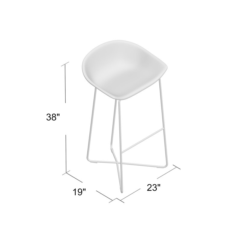 Paraiso Counter Stool with Metal Frame
