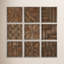 Ashling Rustic Abstract Wall Decor on Solid Wood