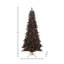 Arbre de la Forêt-Noire à double éclairage et prise facile de 2,3 m
