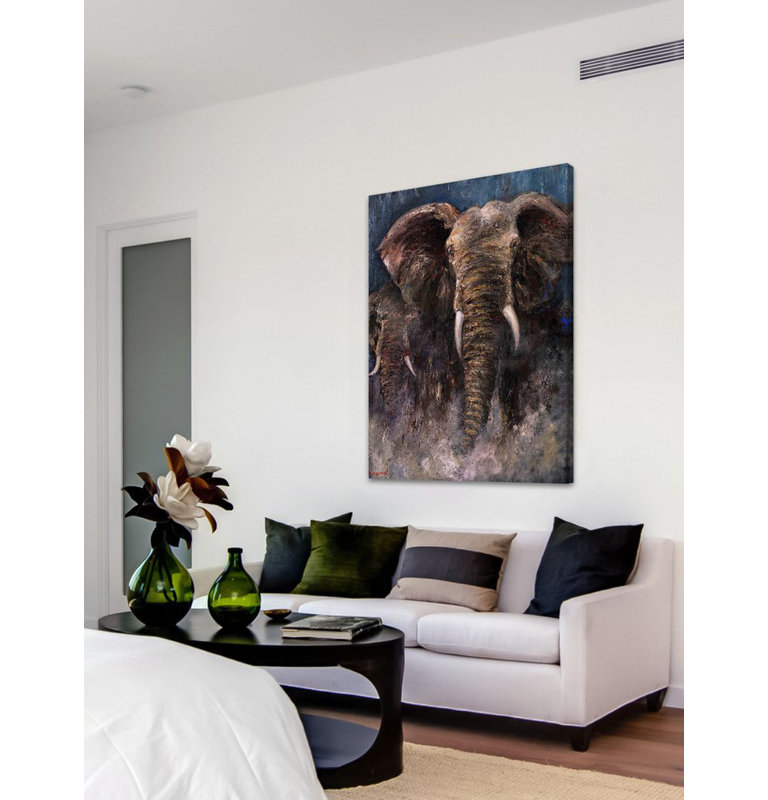 Bergerac - Wrapped Canvas Painting, 152cm H x 101cm W x 3.81cm D