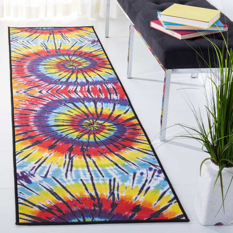 Dean Performance Machine Washable Abstract Rug