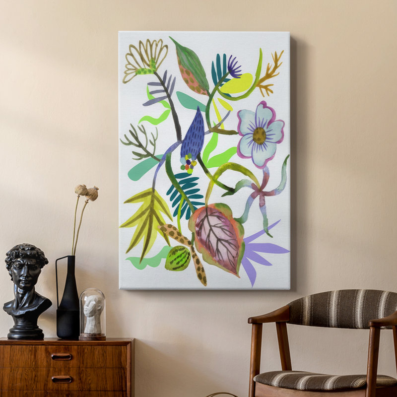 Flower Of Fate I - Gallery Cavas, H 36 po x l 24 po