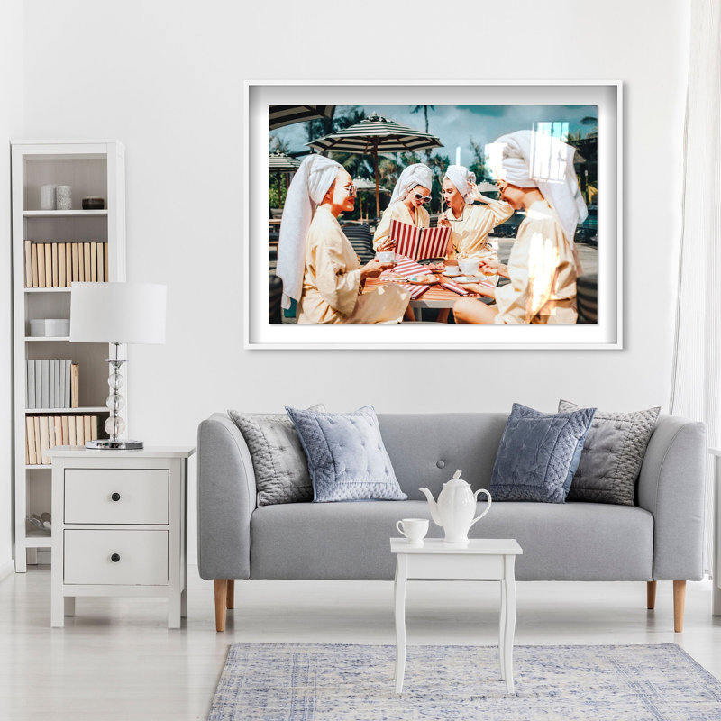 Ladies Who Brunch and Launch Nautical and Coastal Shadowbox by Oliver Gal, 21.5" H x 31.5" W