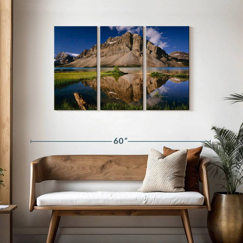 Rockies Lake Reflection, 28" H x 45" W