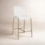 Uttermost Ascend White Counter Stool