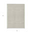 8' X 10' Beige And Ivory Floral Washable Indoor Outdoor Area Rug