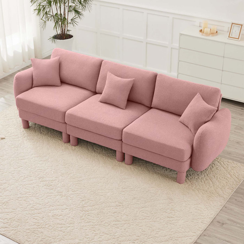 Canapé Boucle, Rose