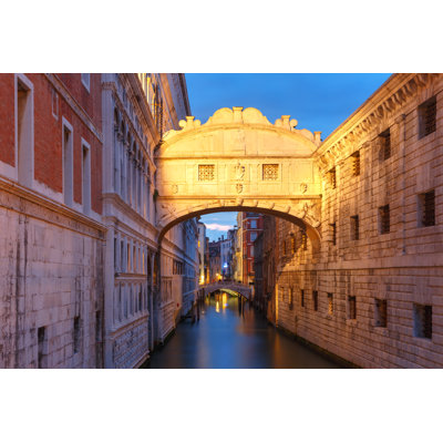 Bridge Of Sighs - Wrapped Canvas Print