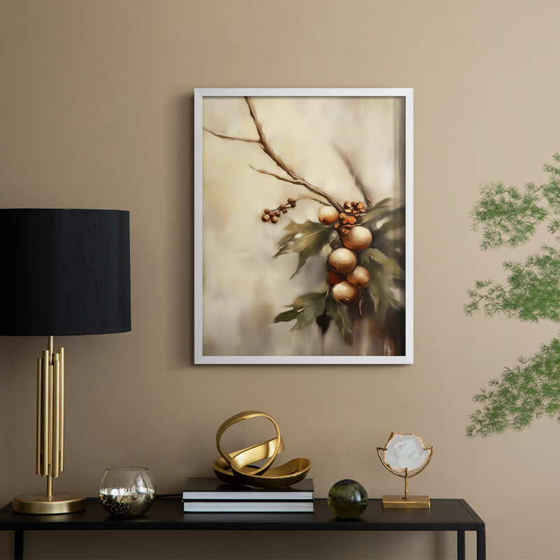 Art des Fêtes de Noël, série 2, CCXXIV, reproduction encadrée - bois massif, H 21 po x l 17 po, Blanc