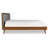 Mathiatis Mid Century Modern Tufted Platform Bed-1199829775-1199829772
