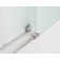 Langham XL 64" W x 80" H Frameless Rectangle Sliding Shower Enclosure with Fixed Panel