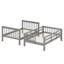 Lit superposé double en bois avec rangement-776046811