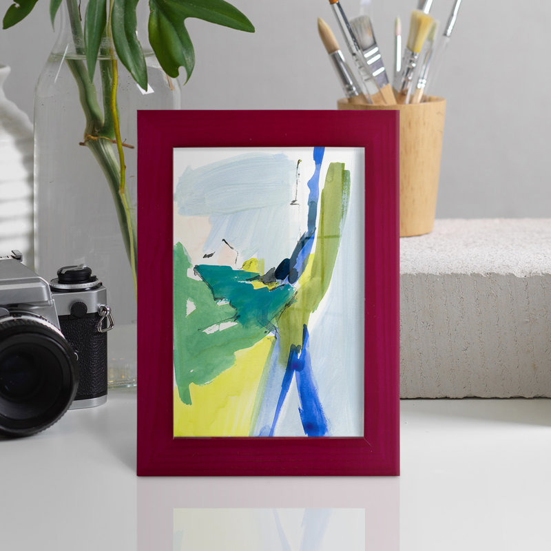 Frieso Wicklow II - reproduction de cadre photo, Rouge, H 6 po x l 4 po x P 1 po