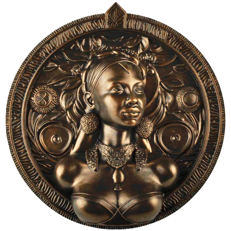 Boho Wall Decor on Resin, Bronze