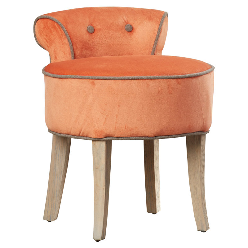 Tabouret de coiffeuse en bois massif