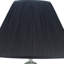 Élégante lampe de table artisanale avec base gris brillant, détails métalliques contrastants et abat-jour plissé pour un look moderne-1433959684-1433959686