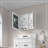 36'' W x 26'' H Surface Frameless Mirror Medicine Cabinet, Beveled Mirror Edges Bathroom Medicine Cabinet-1025989438