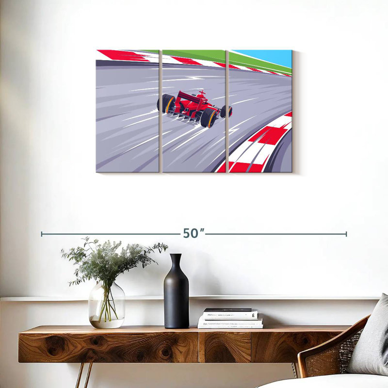 F1 Track, 20" H x 33" W