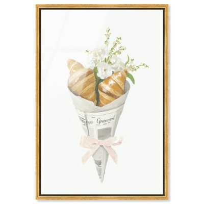 "Pastry Bouquet", reproduction d'art acrylique encadrée par Art Remedy, cadre doré, 36 x 54
