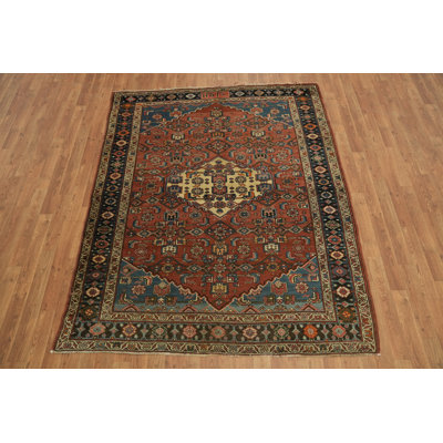 Vegetable Dye Wool Traditional Rug 5x7