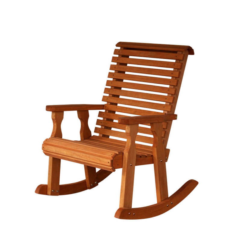 Chaise berçante Amish Casual 600 lb, Cèdre