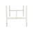Deitra Rustic Farmhouse Metal Console Table with Solid Wood Top-360778798