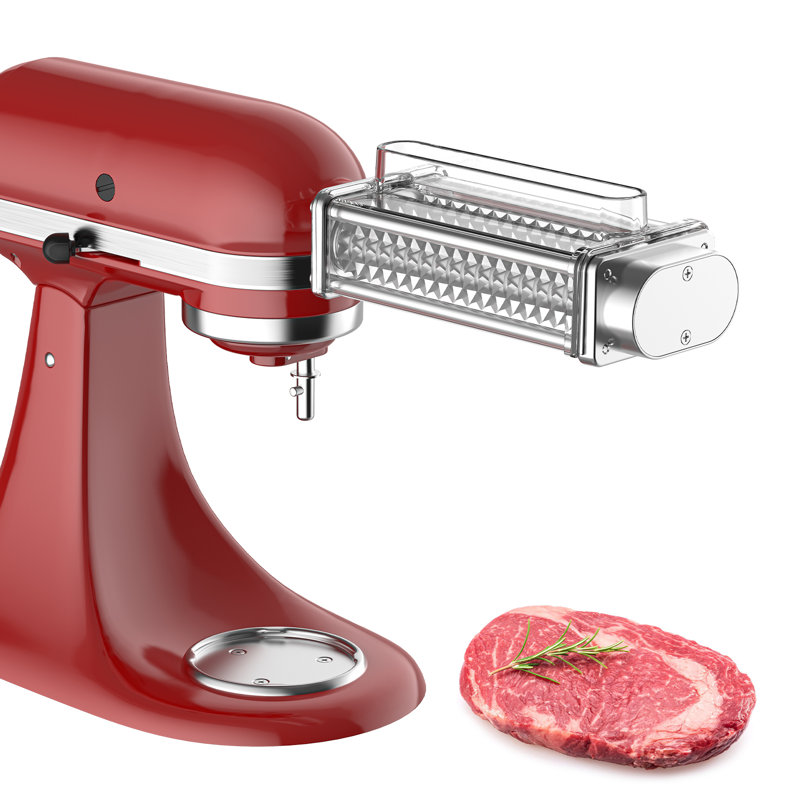 Gvode Meat Tenderizer Attachment, Compatible with KitchenAid®, Stainless Steel, Easy Tenderizing