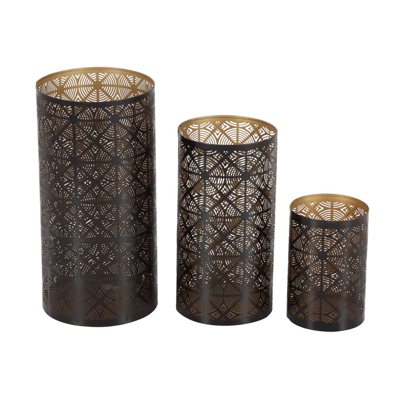 Ensemble de porte-votives 3 pièces