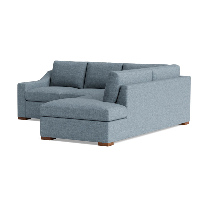 Lucca Sectional, Right Hand Facing, Performance Weave - Spa